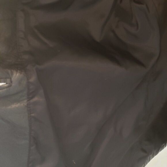 Beyond Sport Black Belted Leather Jacket Size Medium - Picture 5 of 10